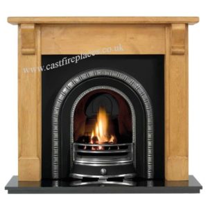 Henley and Pine Bedford Wooden Fireplace-0