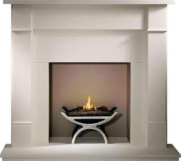 Pulse and Brompton Discount Fireplaces Limestone Suite From £-0