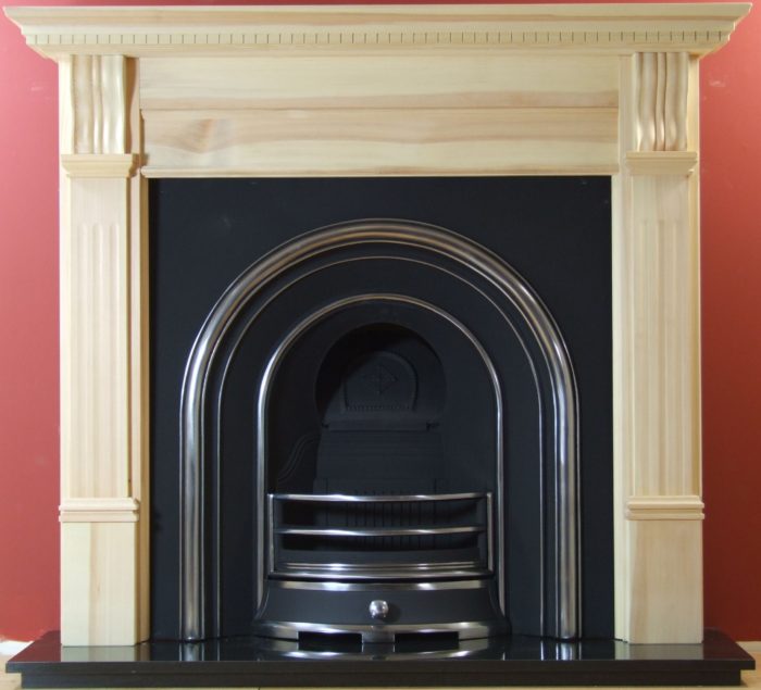Jubilee and Pine Large Corbel Wooden Fireplace-0