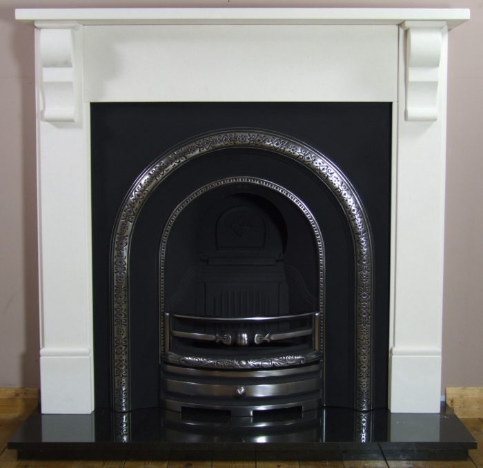 Lytton and Corbel Limestone Fireplace-0