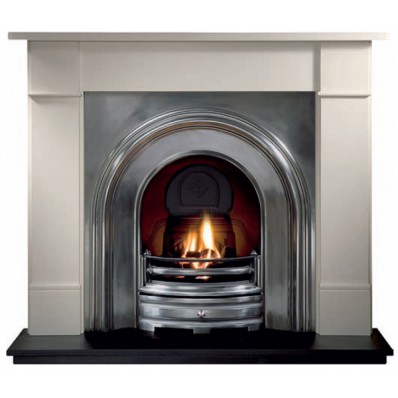 Crown and Brompton Limestone Fireplace-2397