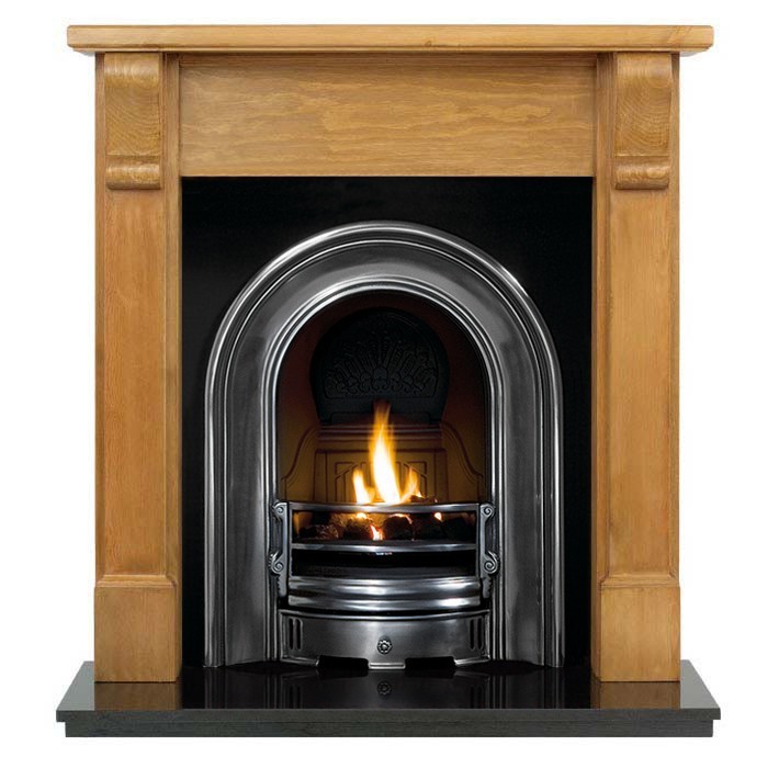 Coronet and Pine Bedford Wooden Fireplace-2392