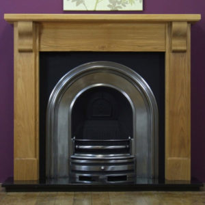 Crown and Oak Bedford Wooden Fireplace-0