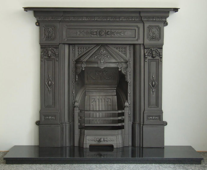 Derby Cast Iron Fireplace-0