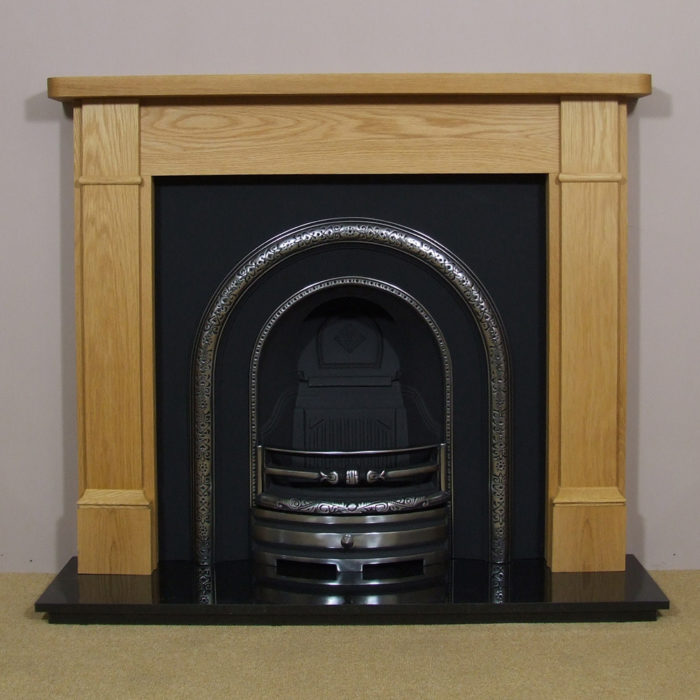Lytton and Oak Brompton Wooden Fireplace-0