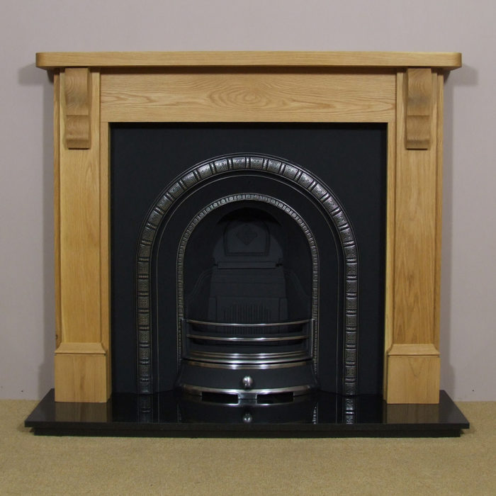 Henley and Oak Stourhead Wooden Fireplace-0