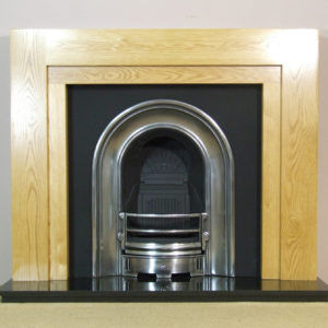 Coronet and Oak Langley Wooden Fireplace-0
