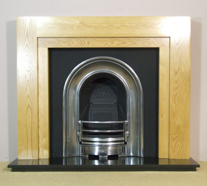 Coronet and Oak Langley Wooden Fireplace-0