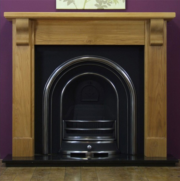 Jubilee and Oak Bedford Wooden Fireplace-0