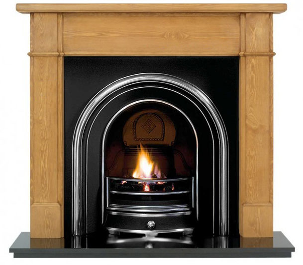 Jubilee and Pine Worcester Wooden Fireplace-0