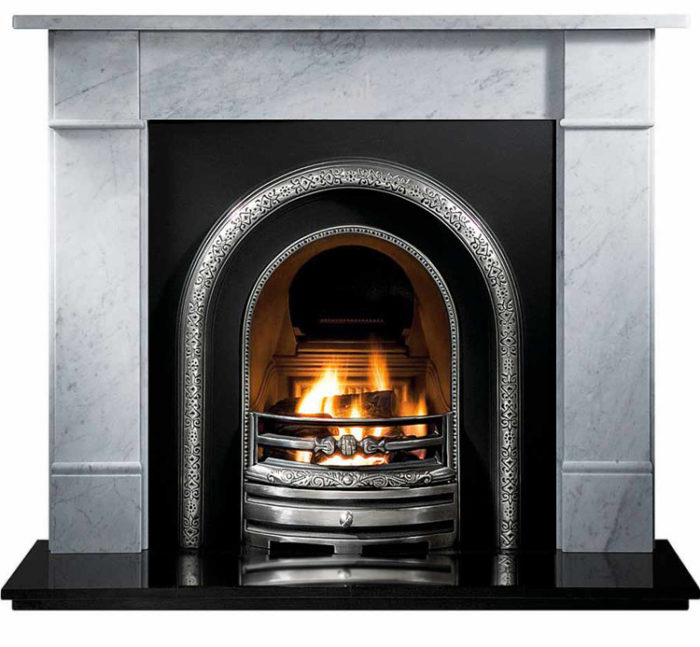 Lytton and Flat Victorian Marble Fireplace-0
