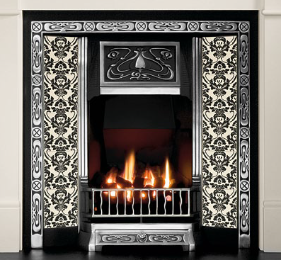 Northmoor Tiled Insert Fireplace-0