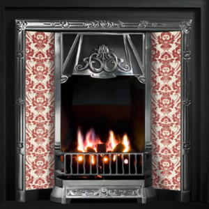 Toulouse Tiled Insert Fireplace-0