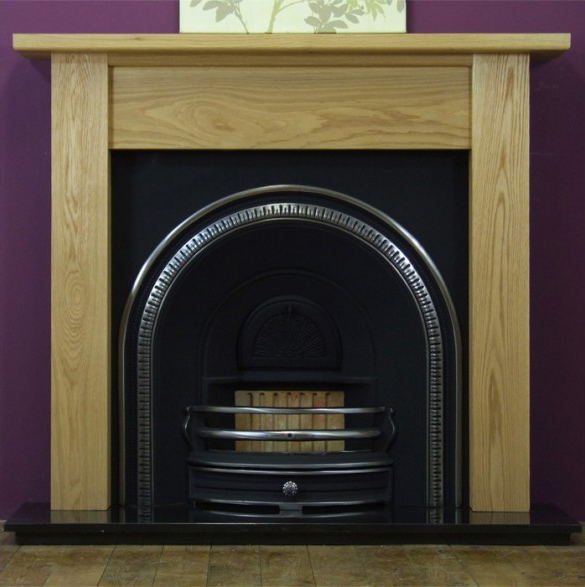 Tradition and Oak Lincoln Wooden Fireplace -0