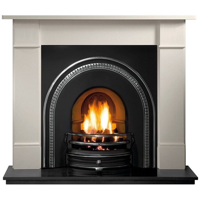 Tradition and Brompton Limestone Fireplace-2449