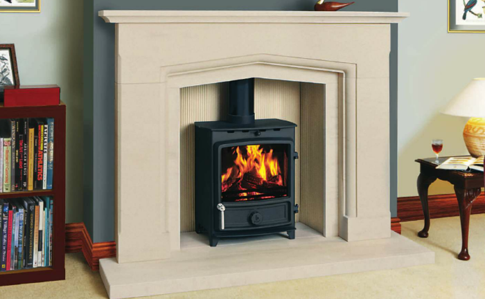 FDC5 Wide Multifuel Stove-2685