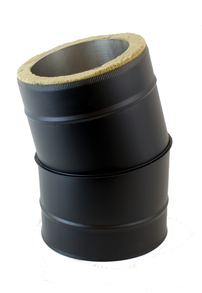 Elbow 15 Degree Twin Wall Flue Pipe-2715