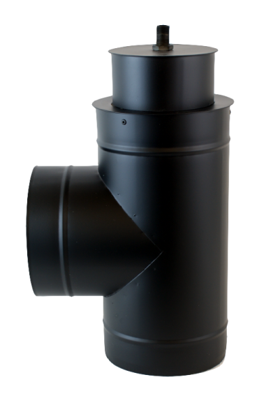 Elbow 90 Degree Tee with Condensating Cap Twin Wall Flue Pipe-2736