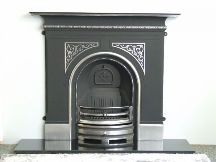 Pembroke Highlighted Cast Iron Fireplace-3586