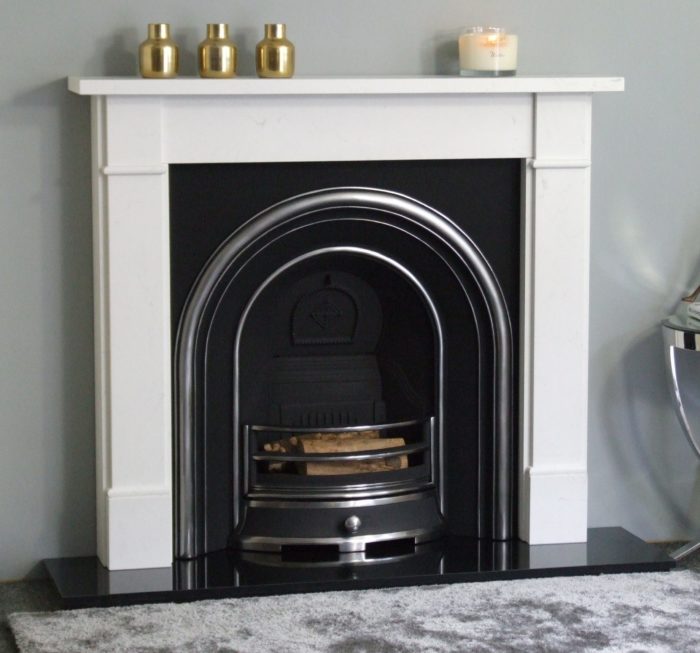Jubilee and Flat Victorian Carrara Micro Marble Fireplace-0