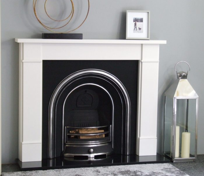 Jubilee and Flat Victorian White Micro Marble Fireplace-0