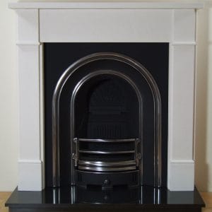 Monarch and Brompton Limestone Fireplace