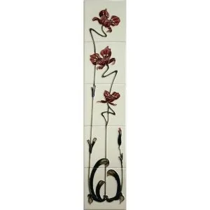 Jazz Burgundy/Ivory Gallery Fireplaces Tubeline Tiles