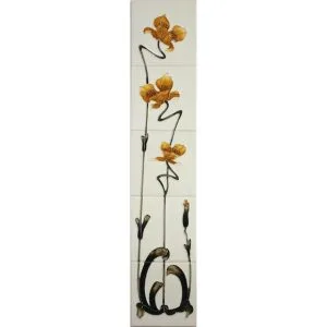 Jazz Yellow/Ivory Gallery Fireplaces Tubeline Tiles