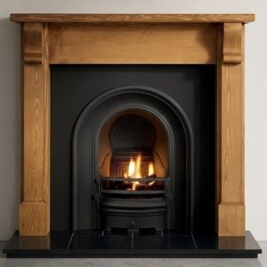Coronet and Pine Bedford Wooden Fireplace