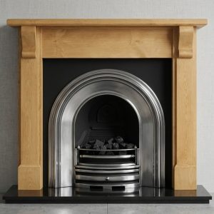 Crown and Pine Bedford Wooden Fireplace