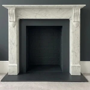 Carved Corbel Marble Surround