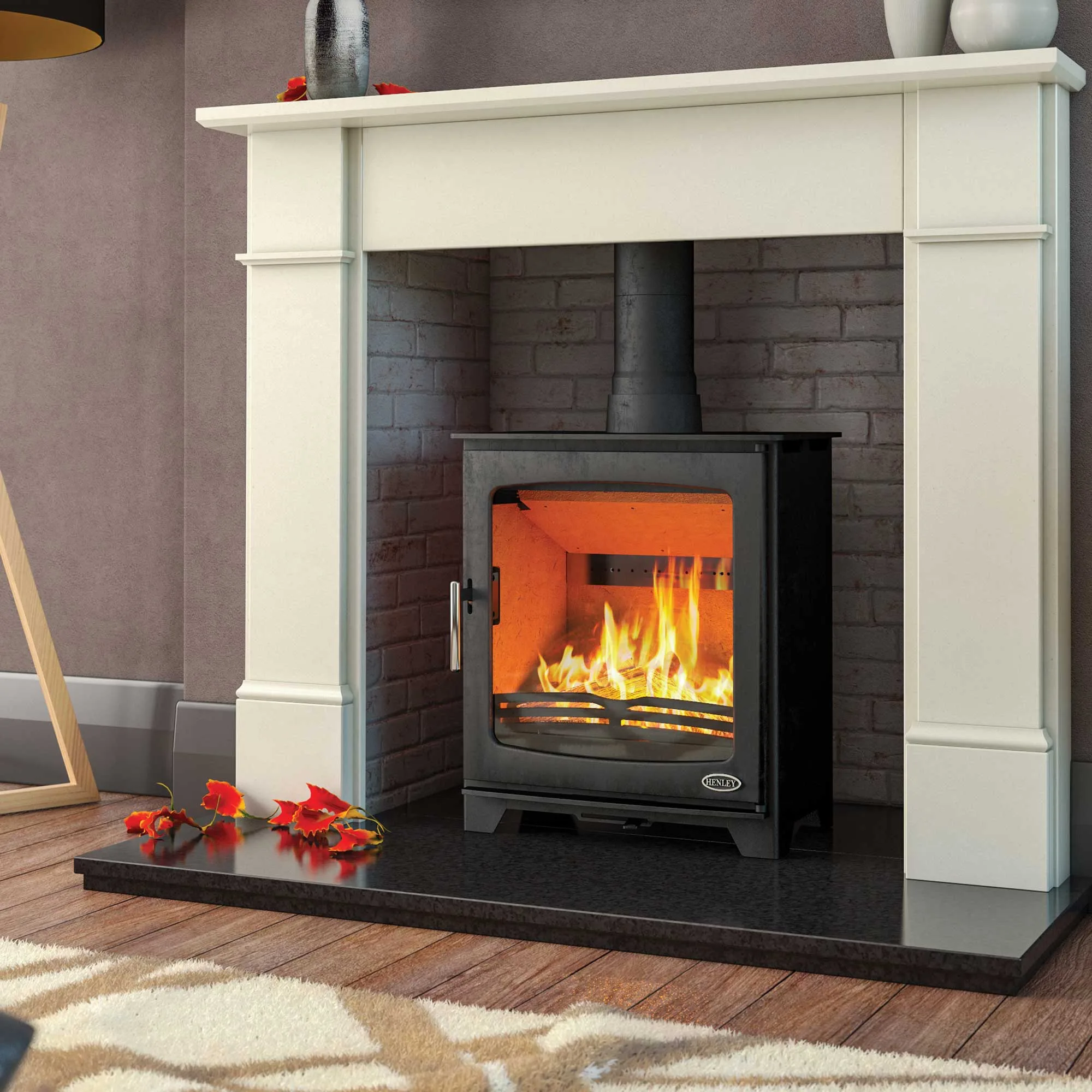 Henley Hazelwood 5 Landscape Eco Stove