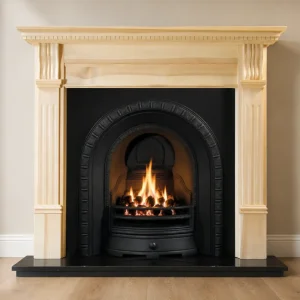 Henley and Pine Large Corbel Wooden Fireplace