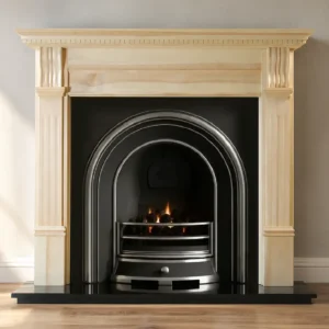 Jubilee and Pine Large Corbel Wooden Fireplace
