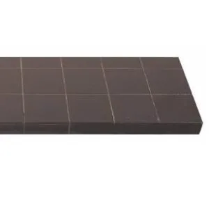 Matt Black Kerastar Tiled Hearth Gas or Electric Use