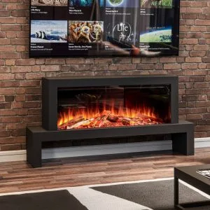 Brandon Lux Electric Fire Bench Stove