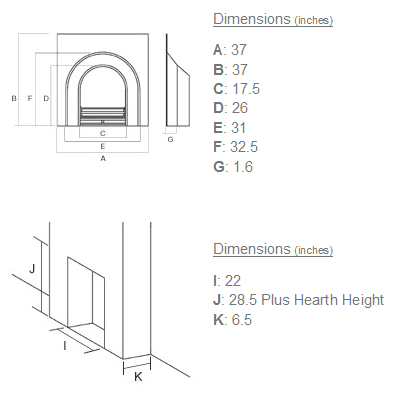 Product dimensions image