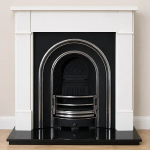 Monarch and Brompton Limestone Fireplace