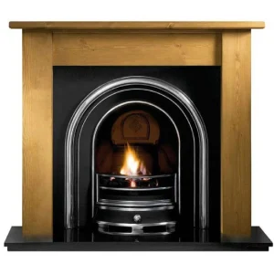 Jubilee and Pine Lincoln Wooden Fireplace