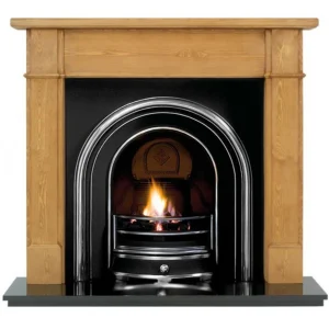 Jubilee and Pine Worcester Wooden Fireplace
