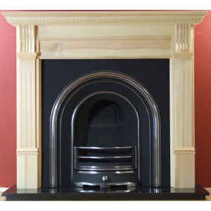 Jubilee and Pine Large Corbel Wooden Fireplace