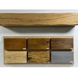 Oak Fireplace Beam With Brackets