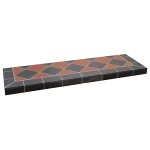Diamond Quarry Black And Red Hearth