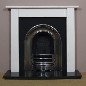Coronet and Ripley Limestone Fireplace