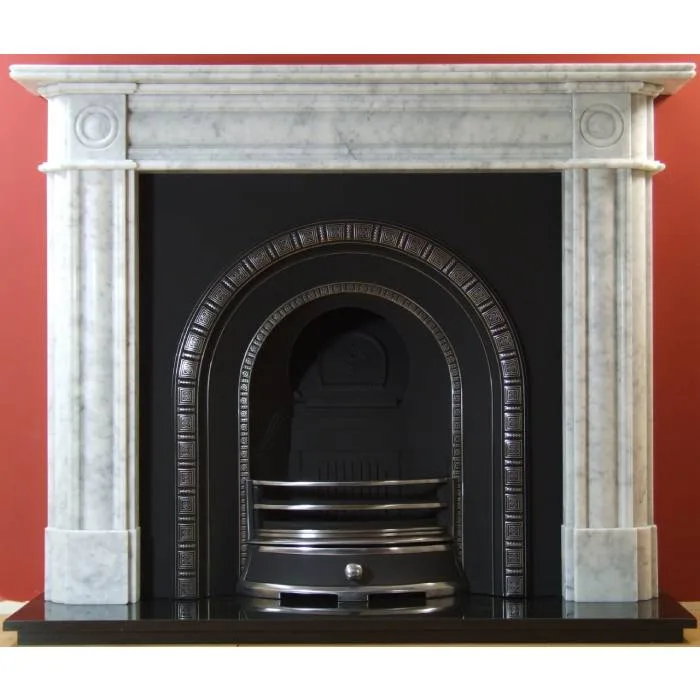 Henley and Roundel Marble Fireplace