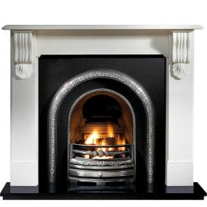 Lytton and Kingston Limestone Fireplace