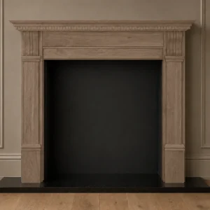 Large Corbel Oak Wooden Surround