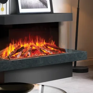Sheringham Lux Electric Fire Suite With Base