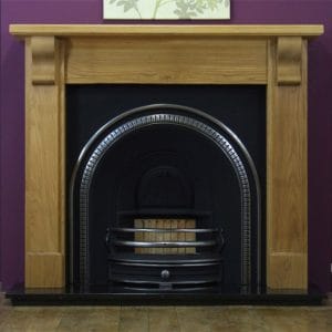 Tradition and Oak Bedford Wooden Fireplace