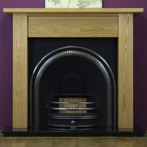 Tradition and Oak Lincoln Wooden Fireplace